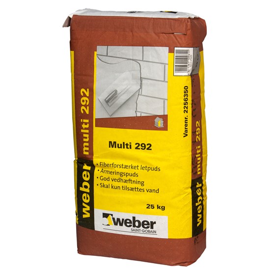 WEBER Multi 292 - Klæbemørtel til Varmeisoleringssystemer og Puds - Størrelse: 25 kg