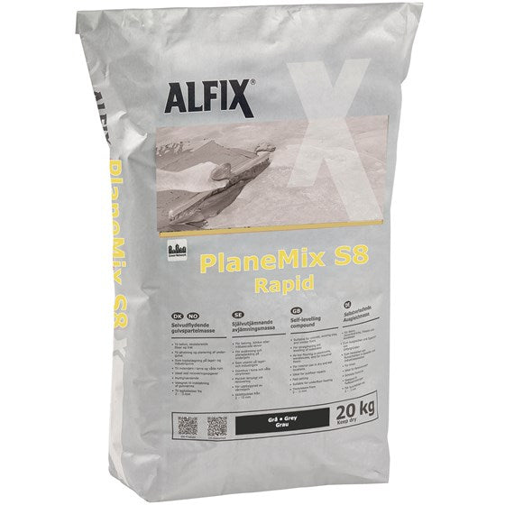 ALFIX PlaneMix S8 Rapid Spartelmasse: Hurtigtørrende universal spartelmasse - Størrelse: 20 kg