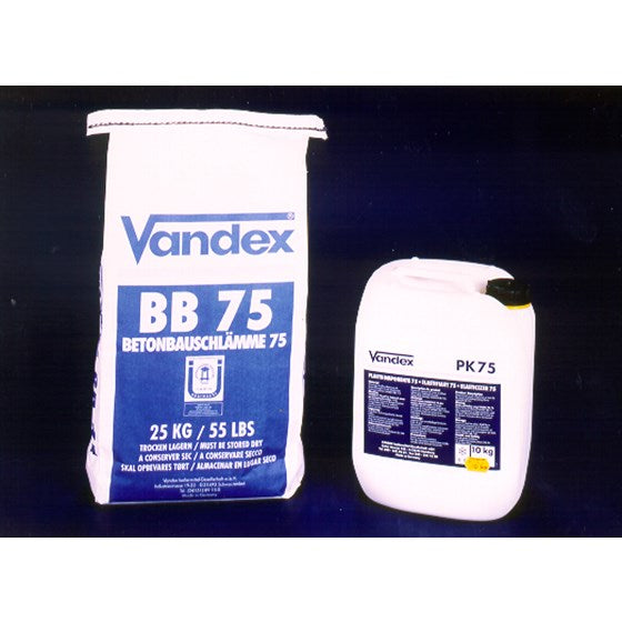 VANDEX PK 75: Elastisk Vandtætning af Høj Kvalitet - Størrelse: 10 kg Farve: Grå