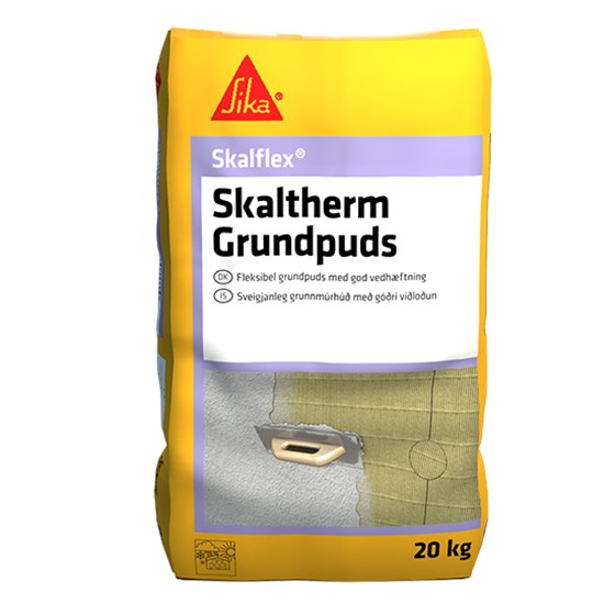 SKALFLEX Skaltherm Grundpuds: Fleksibel og Stærk Cementbaseret Grundpuds - Størrelse: 20 kg