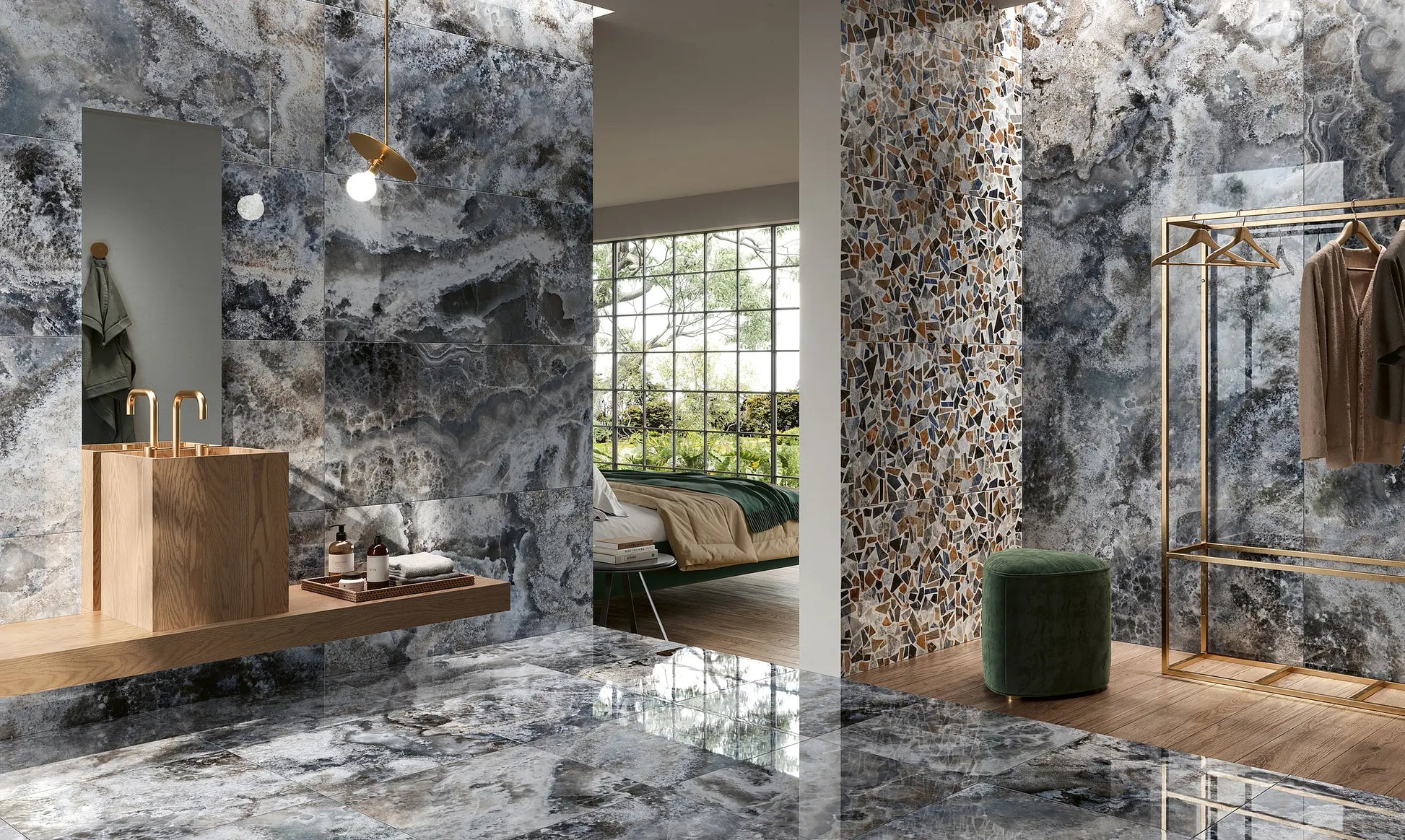 Terrazzo Melody 60x120 – Stilfuld & holdbar flise med marmorinspireret look