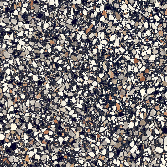 Nero Micro Terrazzo 20x20 – Eksklusiv sort terrazzo flise til gulv & væg | Flisebutik.dk